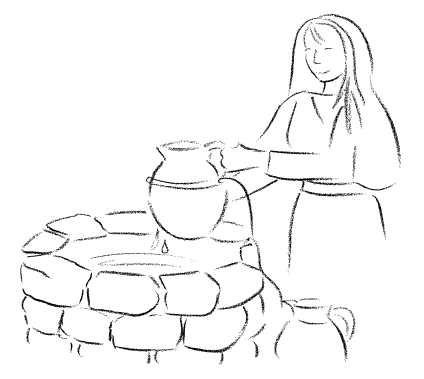 Jesus Coloring Pages on Gospel Of John 4 5 42   The Samaritan Woman At The Well